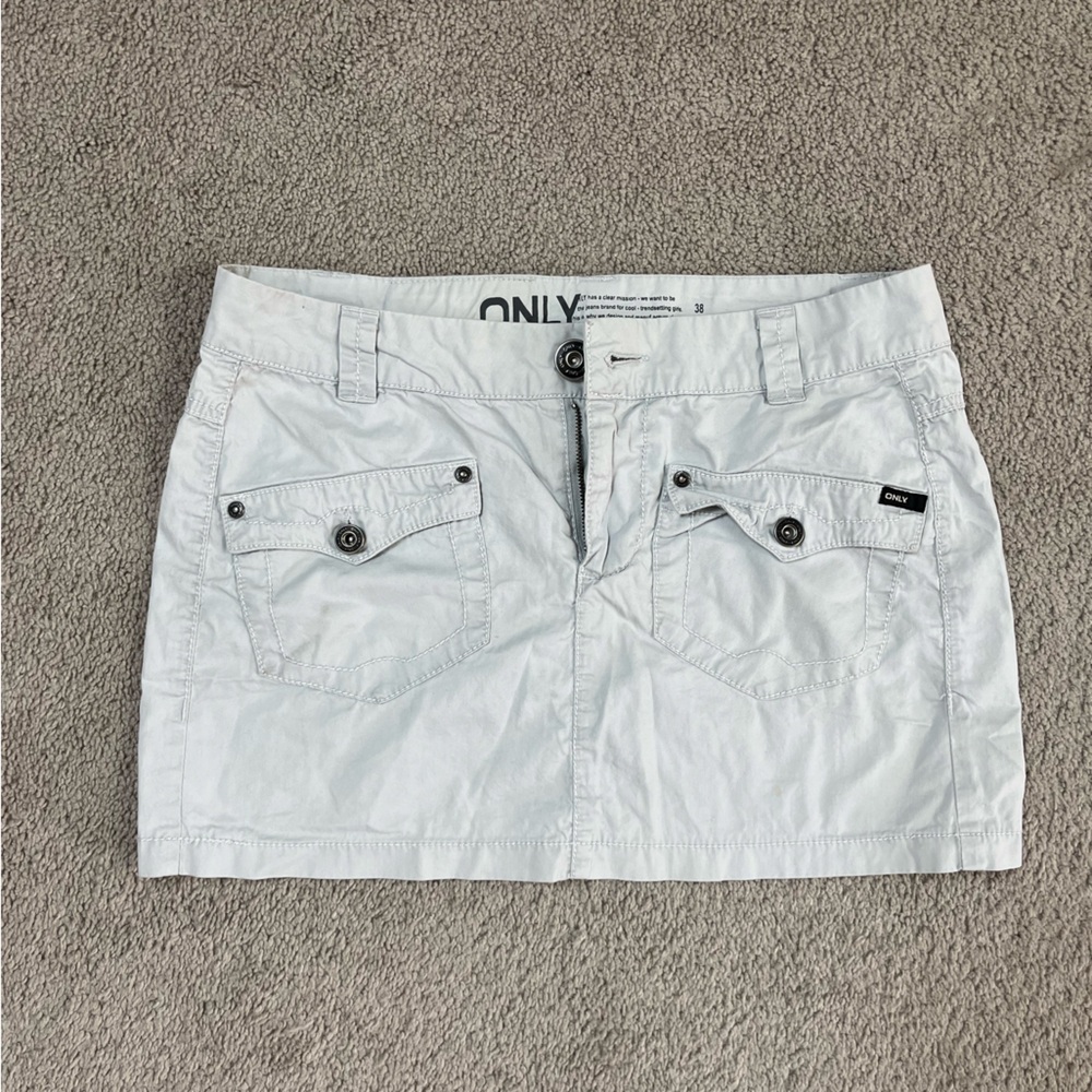 Y2K Cargo Mini Skirt